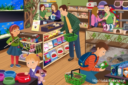 WIZYTA W SKLEPIE ZOOLOGICZNYM